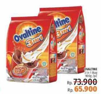 Promo Harga OVALTINE 3 In 1 900 gr - LotteMart