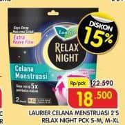 Promo Harga Laurier Celana Menstruasi M-XL, S-M 2 pcs - Superindo