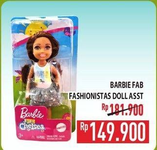 Promo Harga Barbie Fashionista Doll  - Hypermart