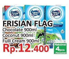 Promo Harga FRISIAN FLAG Susu UHT Purefarm Chocolate, Coconut Delight, Full Cream 900 ml - Yogya