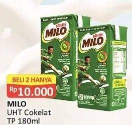 Promo Harga MILO Susu UHT 180 ml - Alfamart