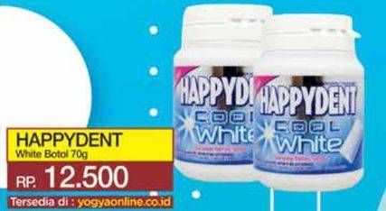Promo Harga Happydent Cool White Permen Karet Mint 70 gr - Yogya