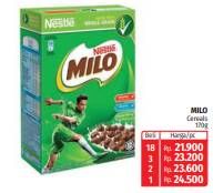 Promo Harga Milo Cereal Balls 170 gr - Lotte Grosir