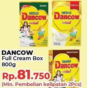 Promo Harga Dancow FortiGro Susu Bubuk Full Cream 800 gr - Yogya