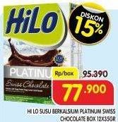 Promo Harga HILO Platinum Swiss Chocolate 420 gr - Superindo