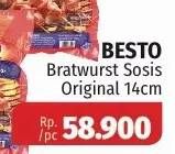 Promo Harga BESTO Bratwurst Sosis Sapi Bakar Original  - Lotte Grosir
