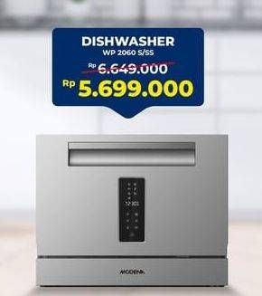 Promo Harga Modena WP 2060 S Dishwasher  - Electronic City
