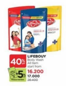 Promo Harga Lifebuoy Body Wash 400 ml - Watsons