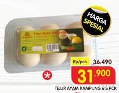 Promo Harga Telur Ayam Kampung 6 pcs - Superindo