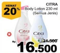 Promo Harga CITRA Hand & Body Lotion All Variants 230 ml - Giant