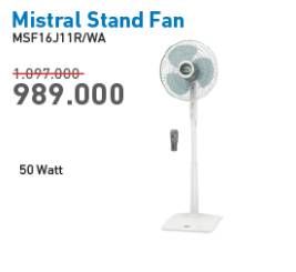 Promo Harga MISTRAL MSF16J11R | Standing Fan 50 W  - Electronic City