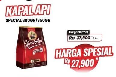 Promo Harga Kapal Api Kopi Bubuk Special 380 gr - Carrefour