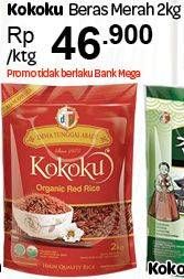 Promo Harga Kokoku Organic Red Rice 2 kg - Carrefour