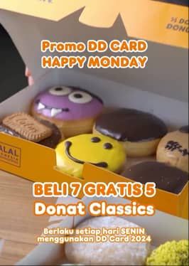 Promo Harga Happy Monday  - Dunkin Donuts