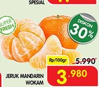 Promo Harga Jeruk Mandarin Wokam  - Superindo