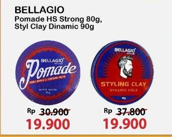 Promo Harga Bellagio Homme Styling Clay Dynamic Hold 90 gr - Alfamart