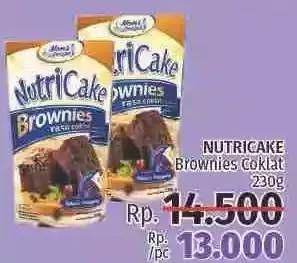 Promo Harga Nutricake Instant Cake Brownies Cokelat 230 gr - LotteMart