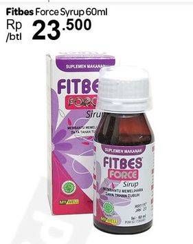 Promo Harga FITBES Sirup 60 ml - Carrefour