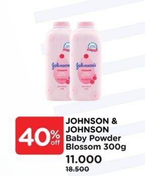 Promo Harga JOHNSONS Baby Powder Blossom 300 gr - Watsons