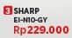 Promo Harga Sharp EI-N10-WH/GY Setrika  - COURTS