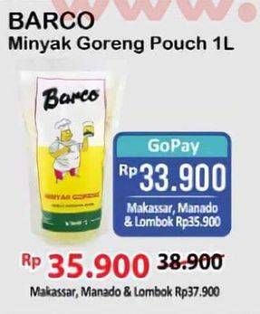 Promo Harga Barco Minyak Goreng Kelapa 1000 ml - Alfamart
