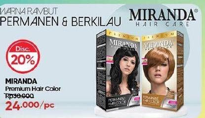 Promo Harga Miranda Hair Color Premium 60 ml - Guardian