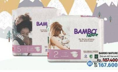 Promo Harga Bambo Nature Diapers Size 2, Size 5 27 pcs - LotteMart