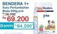 Promo Harga FRISIAN FLAG Susu Bendera 1 Plus Madu 900 gr - Indomaret