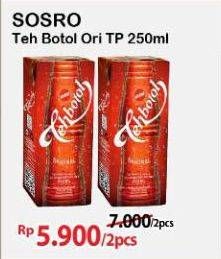 Promo Harga Sosro Teh Botol Original 250 ml - Alfamart