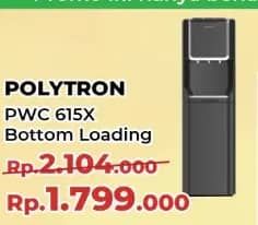 Promo Harga Polytron PWC 615X/BL Water Dispenser Bottom Loading  - Yogya