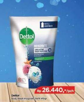 Promo Harga DETTOL Body Wash Invigorate 410 ml - TIP TOP