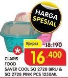Promo Harga CLARIS Foodsaver Cool SQ 2728 Biru, SQ 2728 Pink 1250 ml - Superindo