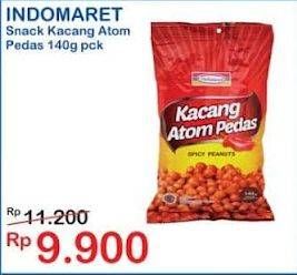 Promo Harga Indomaret Kacang Atom Pedas 140 gr - Indomaret