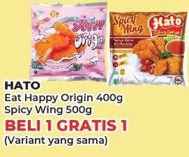 Promo Harga Hato Spicy Wing/Eat Happy Chicken Nugget  - Yogya