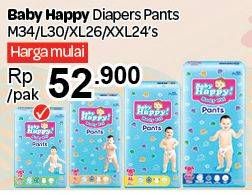 Promo Harga Baby Happy Body Fit Pants M34, L30, XL26, XXL24  - Carrefour