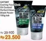 Promo Harga GATSBY Cooling Face Wash Oil Control, Perfect Clean, Black Power 100 gr - Indomaret