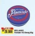 Promo Harga Bellagio Homme Pomade High Shine Strong Hold Red 80 gr - Alfamart