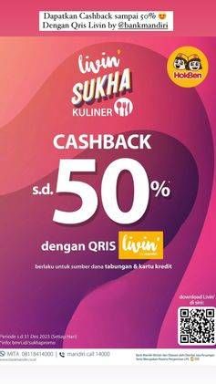 Promo Harga Cashback s.d. 50%  - HokBen