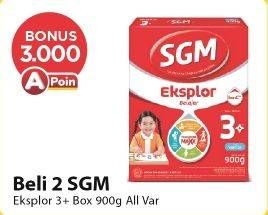 Promo Harga SGM Eksplor 3+ Susu Pertumbuhan All Variants 900 gr - Alfamart