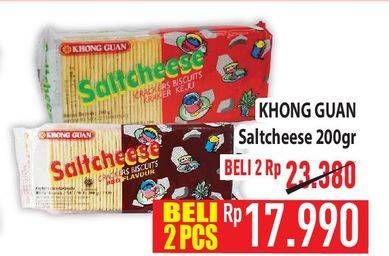 Promo Harga Khong Guan Saltcheese 200 gr - Hypermart