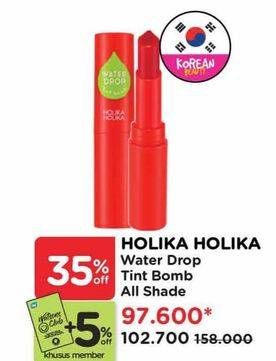 Promo Harga Holika Waterdrop Tint Bomb All Variants  - Watsons