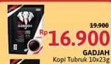 Promo Harga Gadjah Kopi Tubruk Manis per 10 sachet 25 gr - Alfamidi