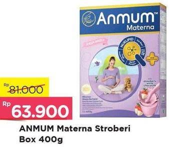 Promo Harga ANMUM Materna Strawberry 400 gr - Alfamart