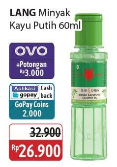 Promo Harga Cap Lang Minyak Kayu Putih 60 ml - Alfamidi