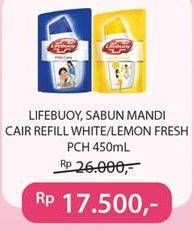Promo Harga LIFEBUOY Body Wash Mild Care, Lemon Fresh 450 ml - Indomaret
