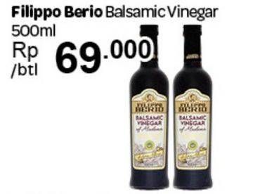 Promo Harga FILIPPO BERIO Vinegar 500 ml - Carrefour
