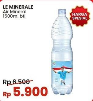 Promo Harga Le Minerale Air Mineral 1500 ml - Indomaret