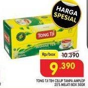 Promo Harga Tong Tji Teh Celup Jasmine Tanpa Amplop per 25 pcs 2 gr - Superindo