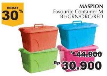 Promo Harga MASPION Favorite Box Container  - Giant