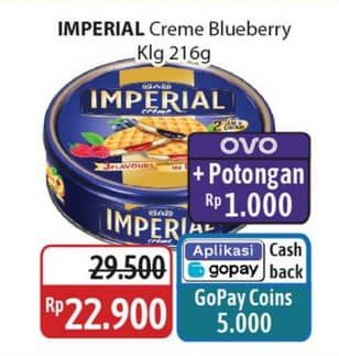 Promo Harga Imperial Biscuit Susu Selai Dan Krim Assorted 216 gr - Alfamidi
